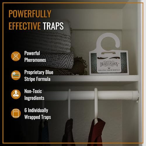 Dr Killigans Premium Double Potent Moth Traps with Pheromones 6 Pack