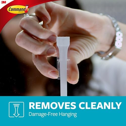 Command Designer Bath Hook Large White 1-Hook for Dorm Organization