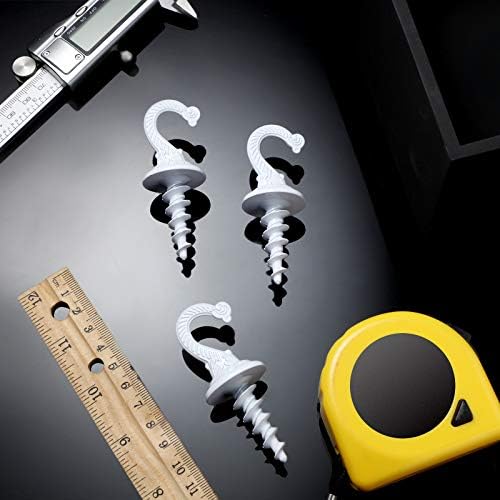 Ripeng Heavy Duty Swag Hooks for Hanging Plants Chandelier White 2 Pieces