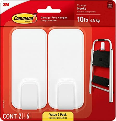 Command 10 lb XL Heavyweight Wall Hook