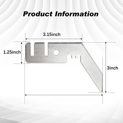 Dunzy 4 Pcs 3 Inch Double Crossbar Hanger Set