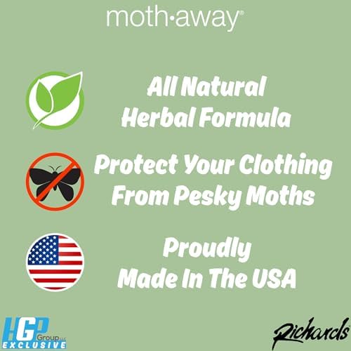 Richards Moth Away Herbal Value Pack 72 Sachets