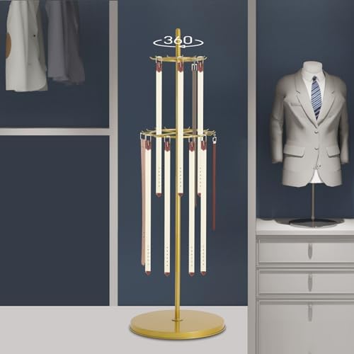 661in Gold Belt Display Tie Scarf Rack