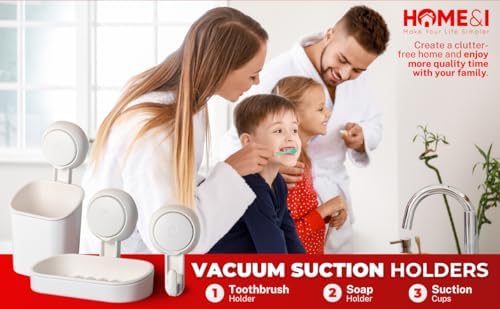HOMEI Suction Cup Hooks 2 Pack Heavy Duty