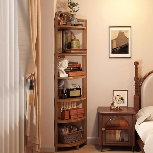 WHYATT Red Corner Storage Shelf Unit