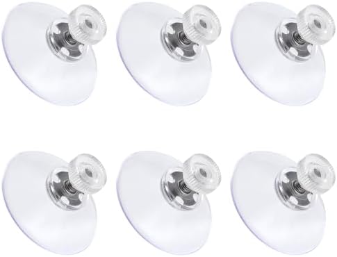 6pcs Clear Suction Cup Glass Pads for Window Decor