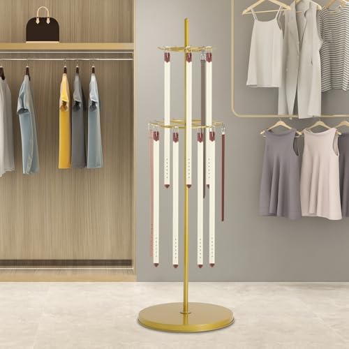 661in Gold Belt Display Tie Scarf Rack