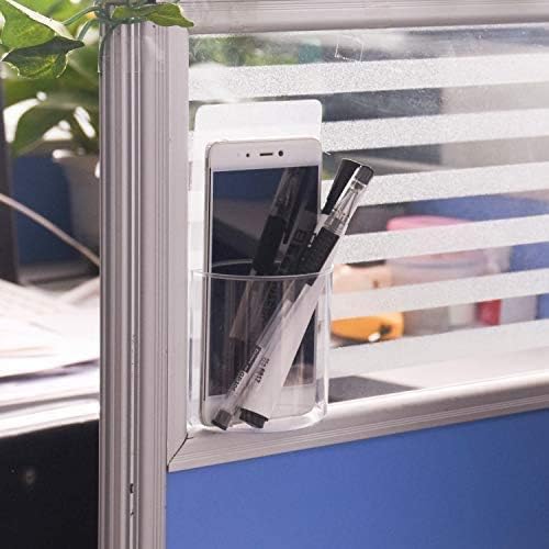 Clear Remote Control Holder Wall Mount Damage-Free 2 Pack