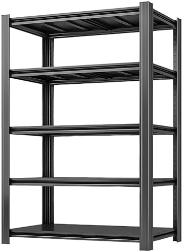 5-Tier 35 W x 158 D x 72 H Heavy Duty Garage Shelving Unit