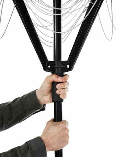 Nisorpa Outdoor Umbrella Drying Rack with 165 Feet Clothesline