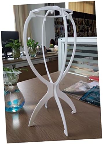 6pcs Durable Wig Stand Holder for Wigs and Hats Collapsible Hair Display Support