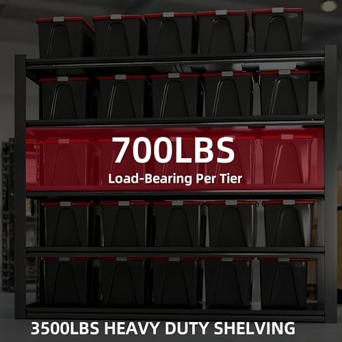 84 Inch Heavy Duty Garage Shelving 6 Tier Storage Unit