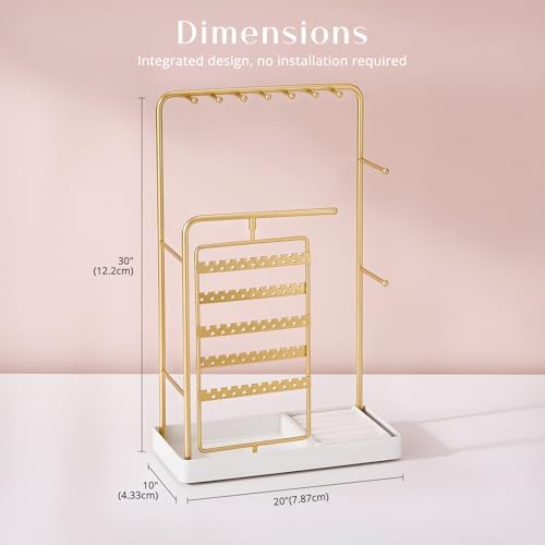 ProCase Gold Jewelry Display Stand Holder