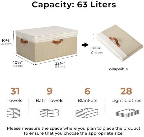 Granny Says Decorative Storage Box with Lid 63L