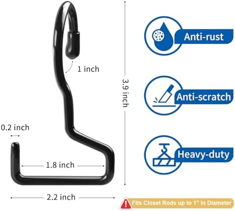 Dapute 8 Pack Twist Design Bag Hanger for Closet