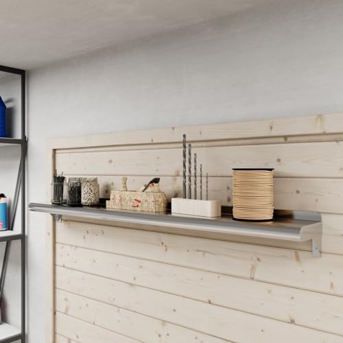AmGood 6 X 48 Stainless Steel Wall Shelf