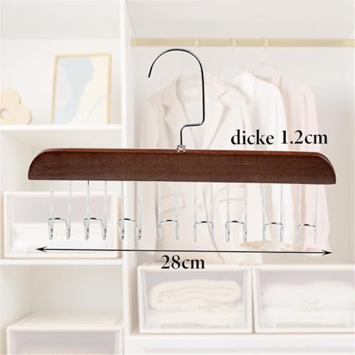 2PCS Anti-Slip Multi-Hook Coat Racks with 16 Hooks