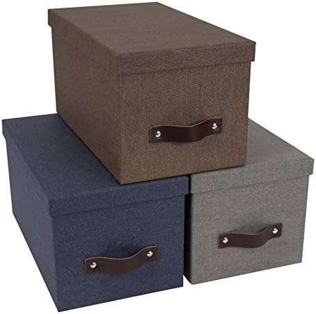 Bigso Box of Sweden Silvia Storage Box - Blue 59x65x116in