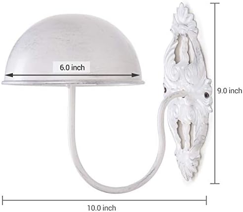 MyGift Wall Mounted Hat Wig Display Racks Set of 2