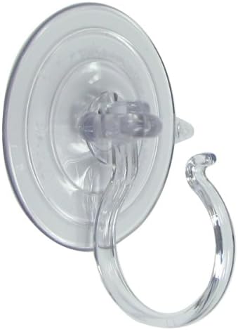 Adams Giant Suction Cup with Hook for Wreaths and Decorations