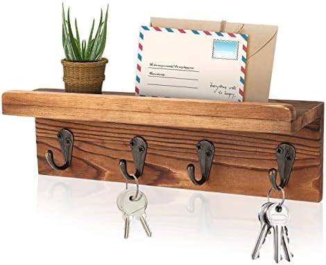 HRONRAD Rustic Key Holder for Wall