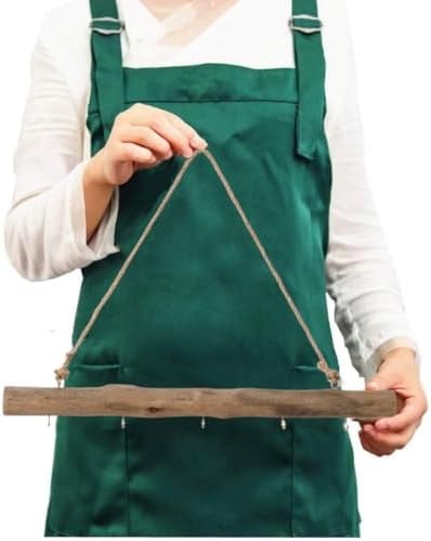 BYHER 15 Inch Driftwood Jewelry Hanger - Rustic Branch Decor with 5 Hooks