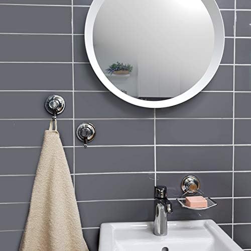 Bath Beyond Suction Cup Hooks 2Pack - Heavy Duty Vacuum Hooks for Kitchen and Bathroom