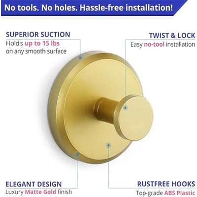 2025 Upgraded Suction Cup Hook for Wreath on Glass