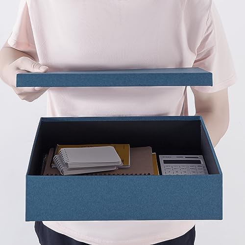 Soul Lane Decorative Storage Boxes Set Navy Blue