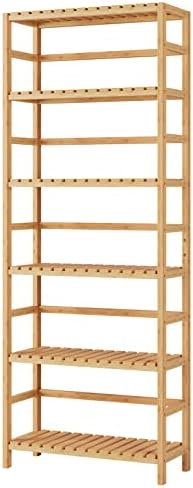 Bamjoy 6 Tier Bamboo Shelf Storage Unit