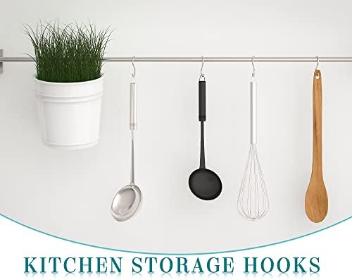 Sratte 120 Pcs Mini S Hook Set for Hanging