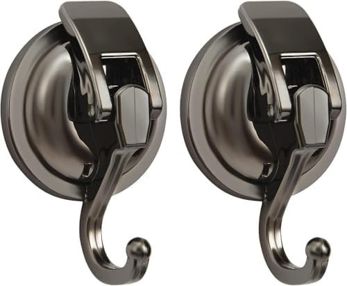 Suction Shower Hooks 2 Pack Strong Grip Wreath Hanger