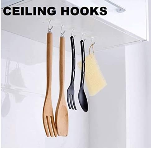 40pcs Heavy Duty Adhesive Hooks for Damage-Free Hanging