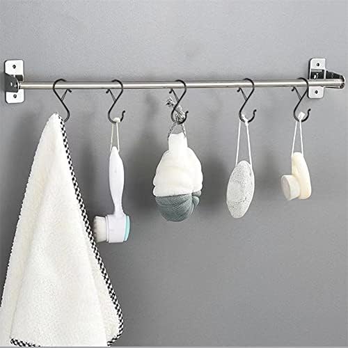 8 Pack S Hooks with Safety Buckle for Hanging Plants Clothes and Kitchen Items