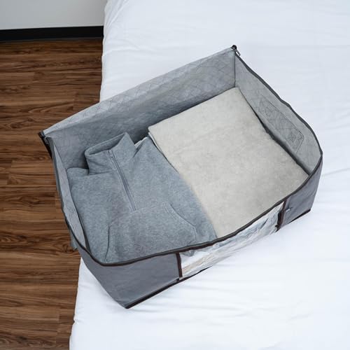 VENO 3 Pack Medium Storage Bags with Clear Window and Reinforced Handles