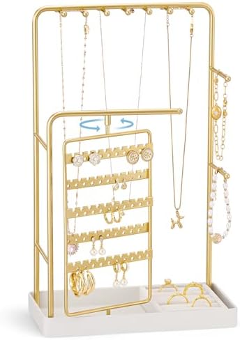 ProCase Gold Jewelry Display Stand Holder