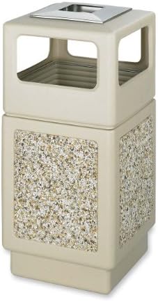 Safco Canmeleon Trash Can with Ash Urn Tan