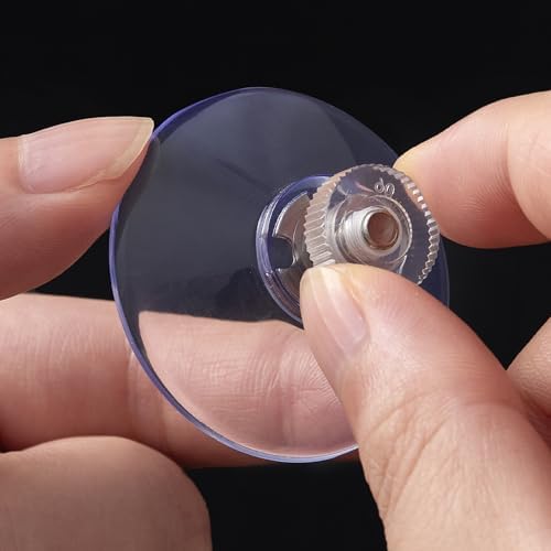 6pcs Clear Suction Cup Glass Pads for Window Decor