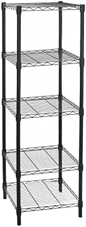 HollyHOME 5 Shelves Adjustable Steel Shelving Rack