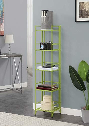 Convenience Concepts Xtra Storage Shelves 5-Tier Folding Metal