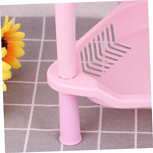 IMIKEYA Corner Shelf Organizer 3 Tier Storage Unit for Bathroom Kitchen