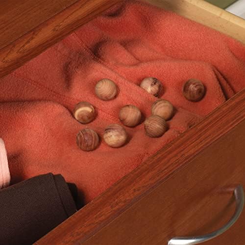 CedarFresh Red Cedar Wood Balls 48-Pack for Closets