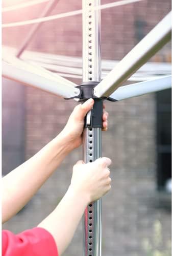 Brabantia Lift-O-Matic 4 Arm Clothesline Gray
