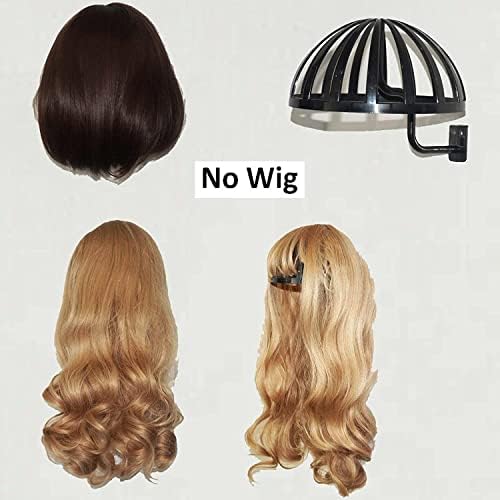Pmsanzay 4 Pack Wall Mount Wig Stand Holders