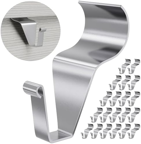 MUAKIOY Vinyl Siding Hooks 20 Pack No Drill Damage-Free Wall Light Hangers