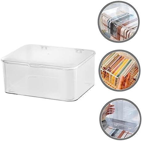 VICASKY Small Box Storage Organizer for Office and Home Use