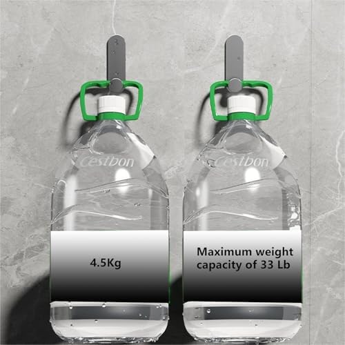 No-Drill Wall Hooks Heavy Duty 33LB 2 Pack