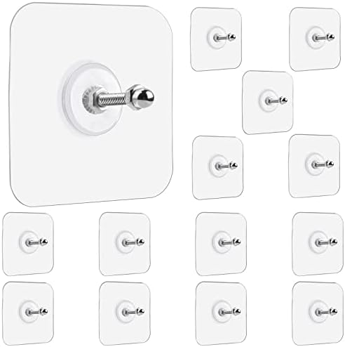 Muuruu Wall Hangers Without Nails 14-Pack Heavy Duty Adhesive Hooks