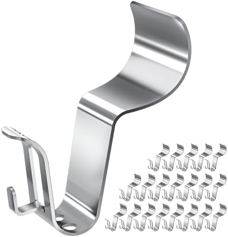 Amuille Vinyl Siding Light Clips 20 Pack Heavy Duty Hooks