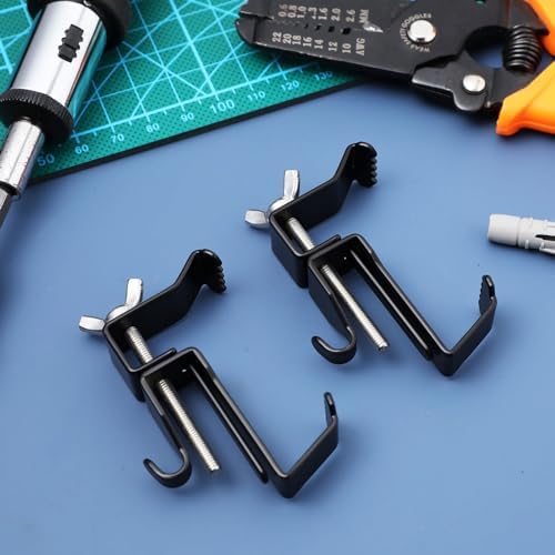 Adjustable Brick Hooks Clamp 8pcs Heavy-Duty No Drill Wall Hangers for Wreaths and Decor
